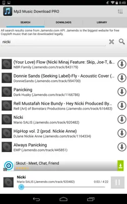 Mp3 Music Download PRO android App screenshot 0